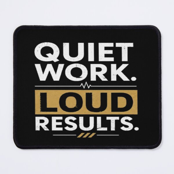Item preview, Quiet Work Loud Results Minimal Typography T-Shirt | Productivity Motivation Quote | Modern Minimalist Design designed and sold by v6ziix.