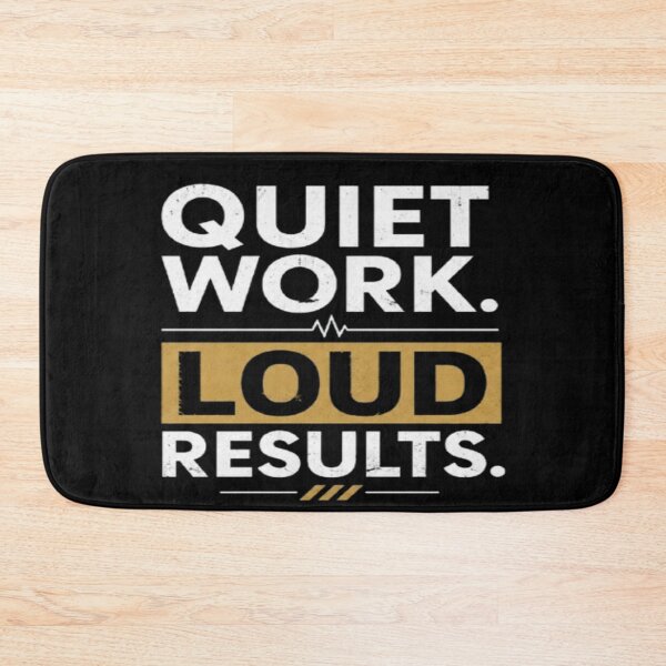 Item preview, Quiet Work Loud Results Minimal Typography T-Shirt | Productivity Motivation Quote | Modern Minimalist Design designed and sold by v6ziix.