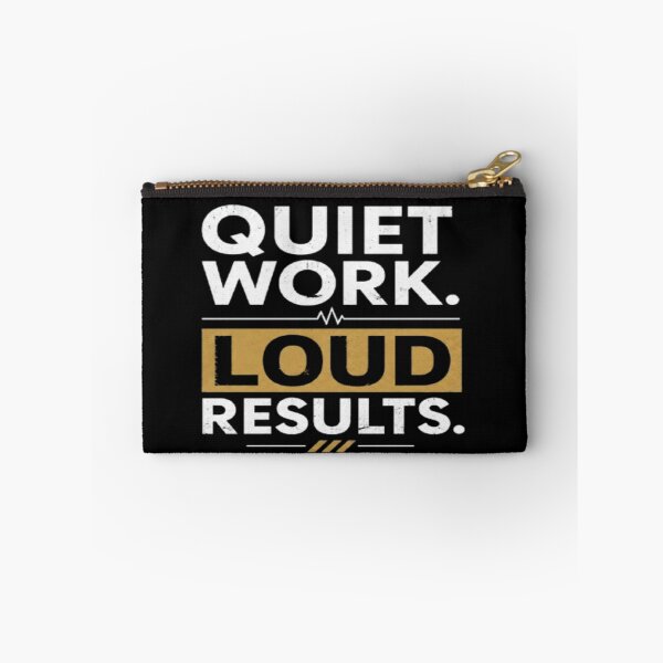 Item preview, Quiet Work Loud Results Minimal Typography T-Shirt | Productivity Motivation Quote | Modern Minimalist Design designed and sold by v6ziix.