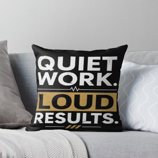 Item preview, Quiet Work Loud Results Minimal Typography T-Shirt | Productivity Motivation Quote | Modern Minimalist Design designed and sold by v6ziix.