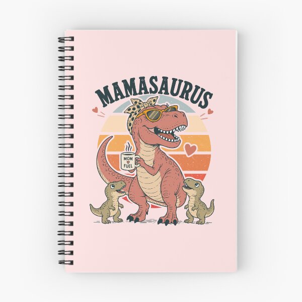 Item preview, Mamasaurus T Rex Mom Dinosaur Vintage Retro graphics designed and sold by CamaleonDesigns.
