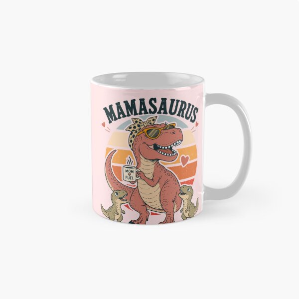 Item preview, Mamasaurus T Rex Mom Dinosaur Vintage Retro graphics designed and sold by CamaleonDesigns.