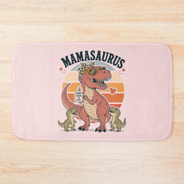 Item preview, Mamasaurus T Rex Mom Dinosaur Vintage Retro graphics designed and sold by CamaleonDesigns.