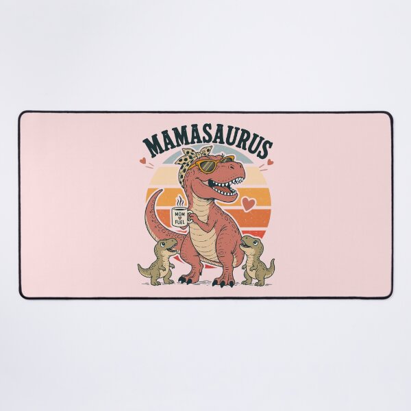 Item preview, Mamasaurus T Rex Mom Dinosaur Vintage Retro graphics designed and sold by CamaleonDesigns.