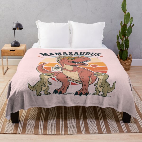Item preview, Mamasaurus T Rex Mom Dinosaur Vintage Retro graphics designed and sold by CamaleonDesigns.
