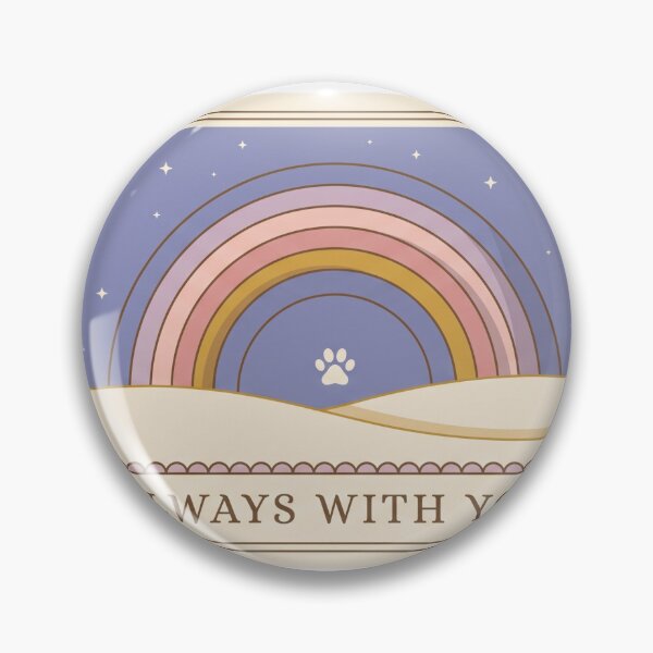 Item preview, Always With You Rainbow Bridge Postcard Design designed and sold by Ninjacatoff.