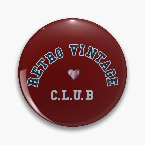 Item preview, Retro Vintage Club Varsity Lettering Athletic Heart Graphic designed and sold by Tokraz-art.