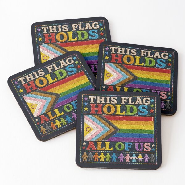 Item preview, ✨✂️ STITCHED TOGETHER COLLECTION ✂️✨- ❤️ - PRIDE UNITY - This Flag Holds All Of Us v1  designed and sold by WheelieGdArt.