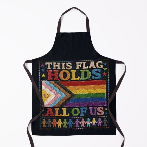 Item preview, ✨✂️ STITCHED TOGETHER COLLECTION ✂️✨- ❤️ - PRIDE UNITY - This Flag Holds All Of Us v1 designed and sold by WheelieGdArt.