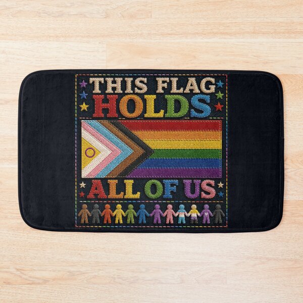 Item preview, ✨✂️ STITCHED TOGETHER COLLECTION ✂️✨- ❤️ - PRIDE UNITY - This Flag Holds All Of Us v1  designed and sold by WheelieGdArt.