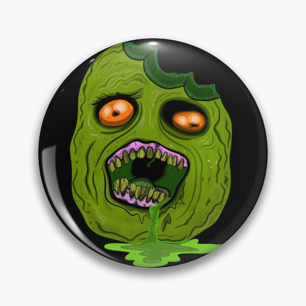 Item preview, Zombie Chicken Nugget | Gross Creepy Pickle Monster Sticker designed and sold by Let There Be Art Studio.