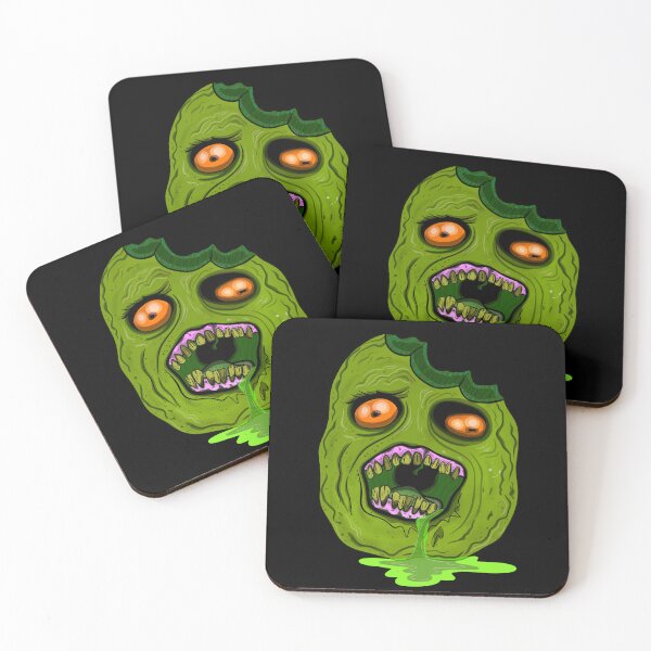 Item preview, Zombie Chicken Nugget | Gross Creepy Pickle Monster Sticker designed and sold by Let There Be Art Studio.