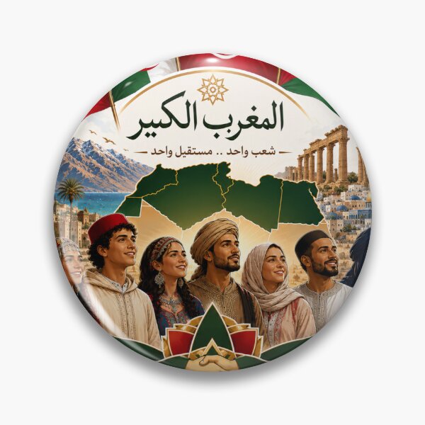Item preview, Emblem of the Union of the Greater Maghreb designed and sold by EverydayGhosts.