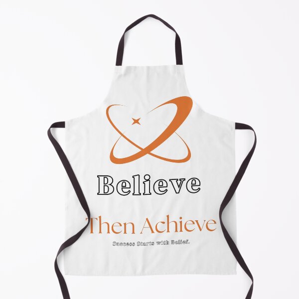 Item preview, Believe Then Achieve Motivational Quote Design designed and sold by Hayir Design.