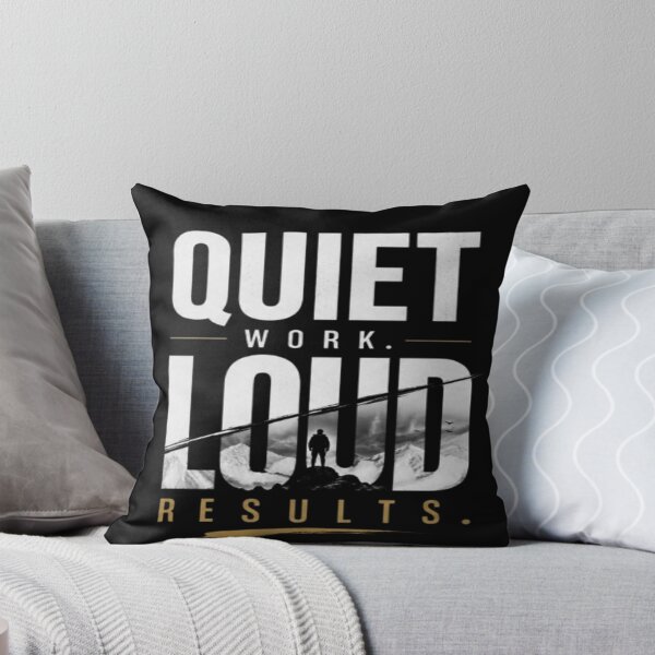 Item preview, Quiet Work Loud Results Minimal Typography T-Shirt  Productivity Motivation Quote | Modern Minimalist Design designed and sold by v6ziix.