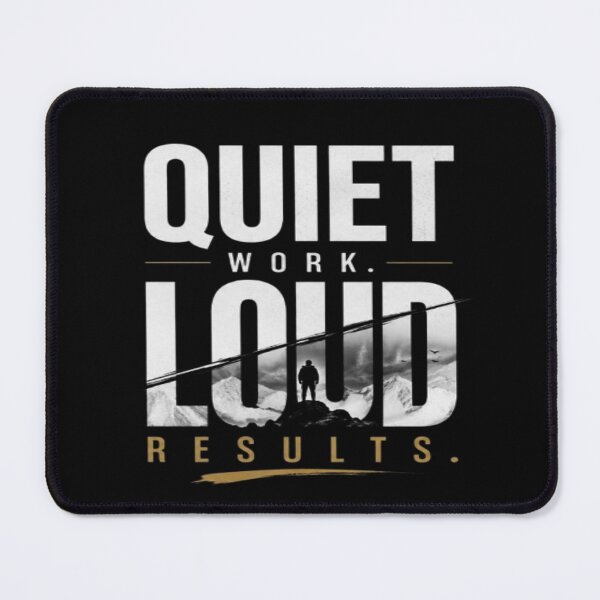 Item preview, Quiet Work Loud Results Minimal Typography T-Shirt Productivity Motivation Quote | Modern Minimalist Design designed and sold by v6ziix.