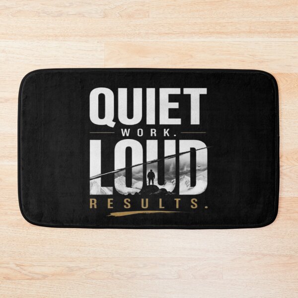 Item preview, Quiet Work Loud Results Minimal Typography T-Shirt  Productivity Motivation Quote | Modern Minimalist Design designed and sold by v6ziix.