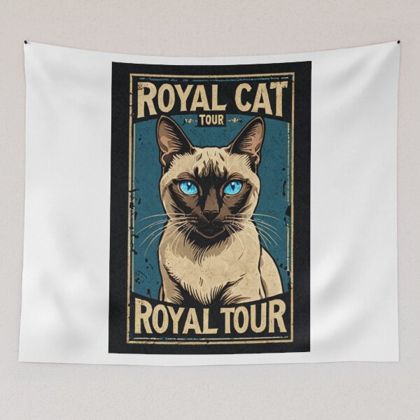 Item preview, Art - Stylized Domestic Cat, Vintage Promotional Poster designed and sold by World-Pets.