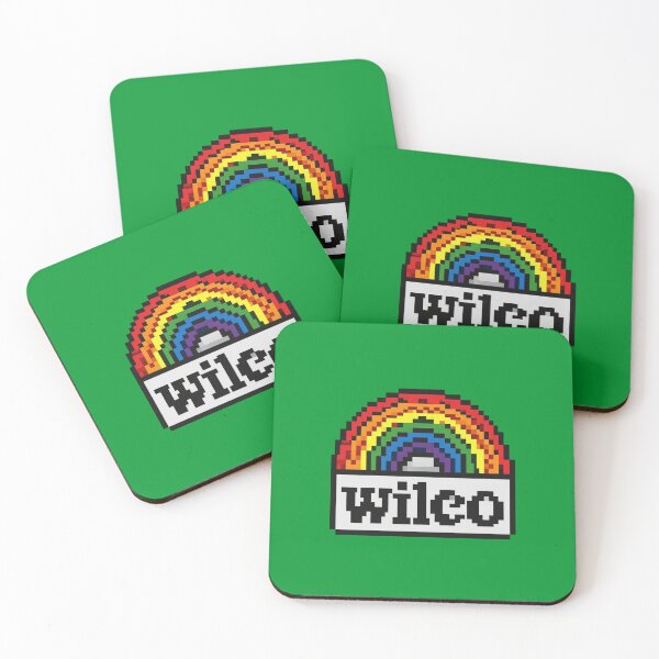Item preview, Rainbow Wilco Pixel Art Retro 8-Bit Vintage designed and sold by creativerooney.