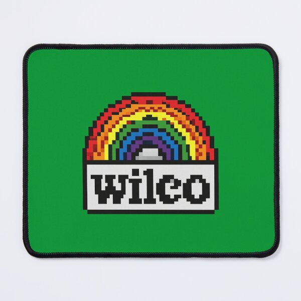 Item preview, Rainbow Wilco Pixel Art Retro 8-Bit Vintage designed and sold by creativerooney.