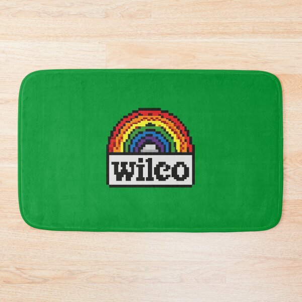 Item preview, Rainbow Wilco Pixel Art Retro 8-Bit Vintage designed and sold by creativerooney.