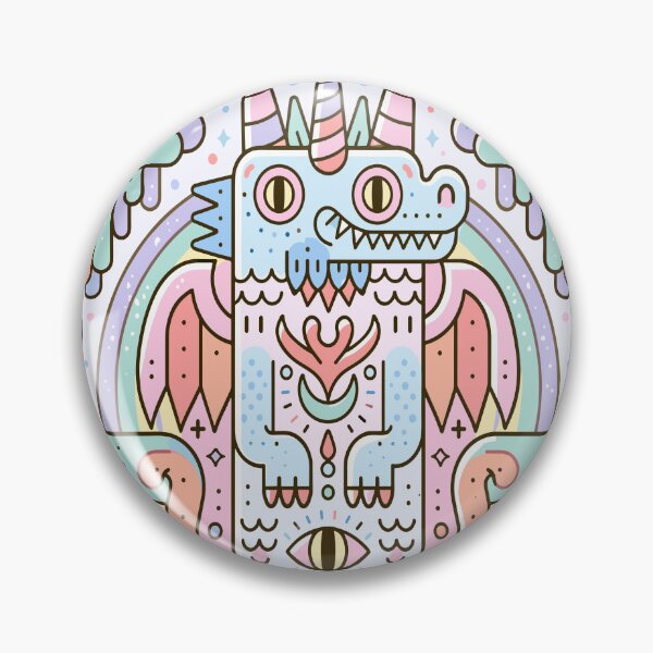 Item preview, Sweet Pastel Dragon Rainbow Dream Illustration designed and sold by Romgora.