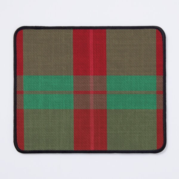 Item preview, Classic red and green School tartan plaid with faux twill texture designed and sold by Anne Londez Studio.