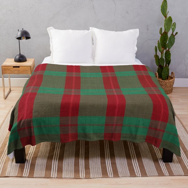 Item preview, Classic red and green School tartan plaid with faux twill texture designed and sold by Anne Londez Studio.