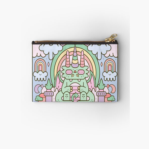 Item preview, Cosmic All-Seeing Dragon Rainbow Pastel Art designed and sold by Romgora.