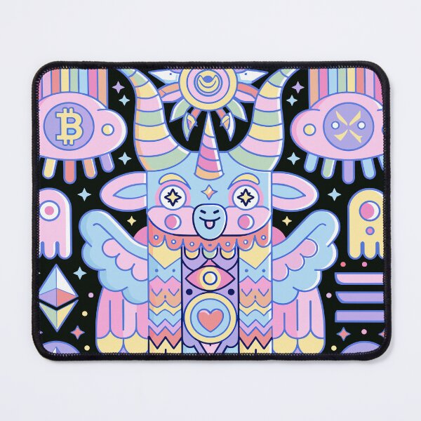 Item preview, Pastel Cosmic Crypto Spirit Creature Vision designed and sold by Romgora.