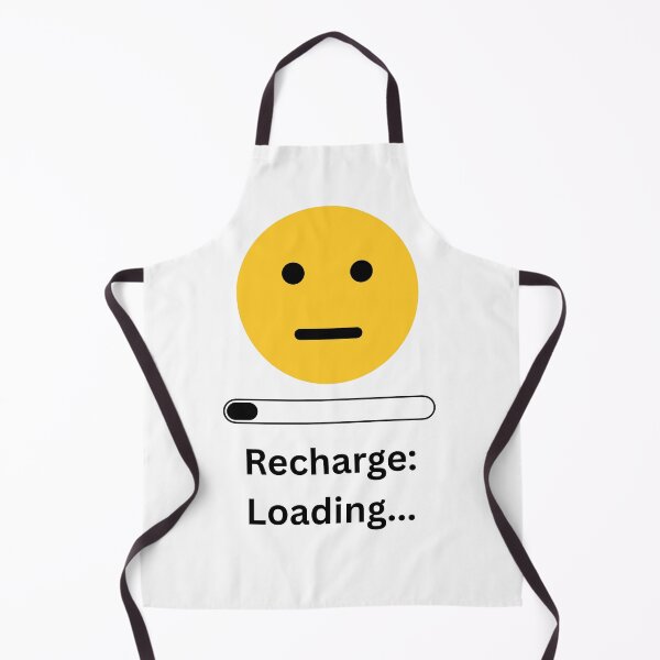 Item preview, Recharge: Loading... | Funny Minimalist T-Shirt & Sticker Design designed and sold by DonGeneral.