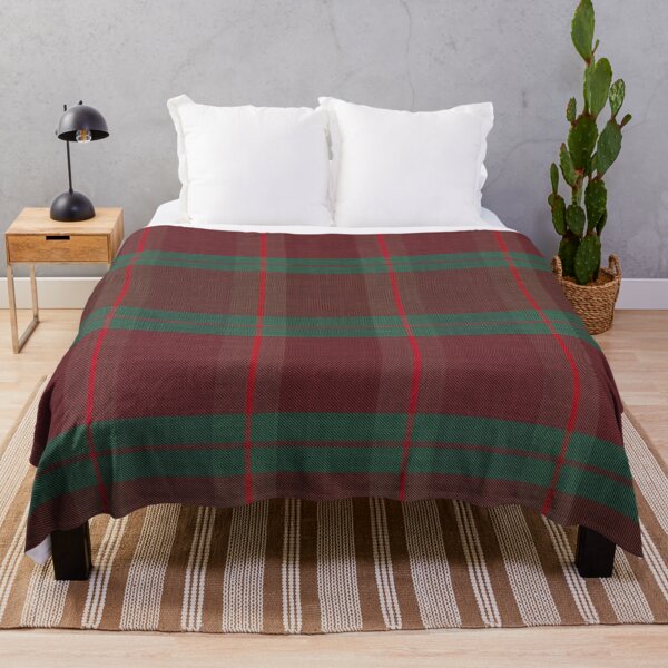Item preview, Classic red and green School tartan plaid with faux twill texture designed and sold by Anne Londez Studio.