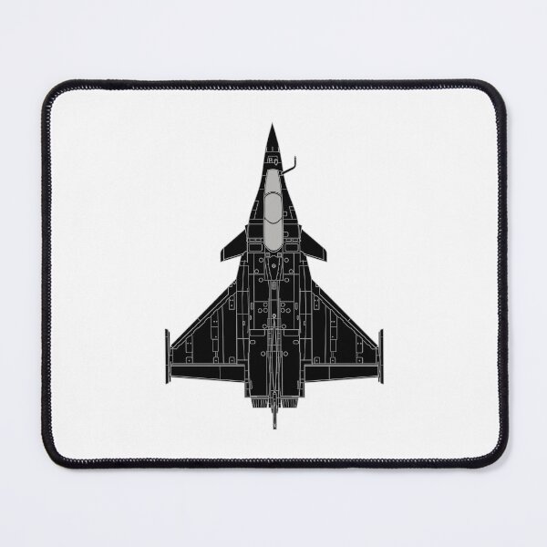 Item preview, Rafale Fighter Jet Top Down Blueprint Schematic designed and sold by Magazine Combate.