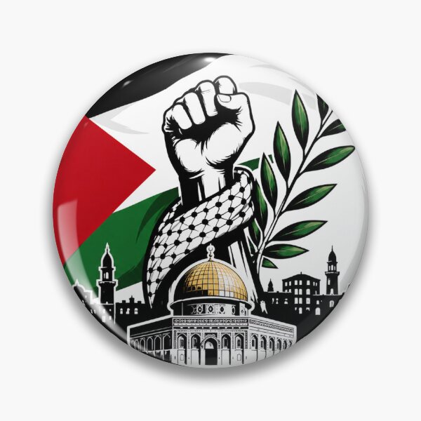 Item preview, Palestinian emblem with olive branch designed and sold by EverydayGhosts.