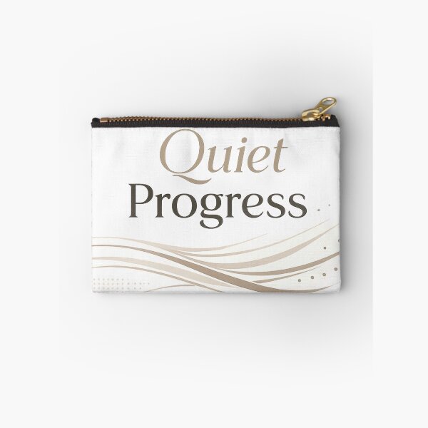 Item preview, Quiet Progress Minimal Growth Design designed and sold by CodePaws Creations.