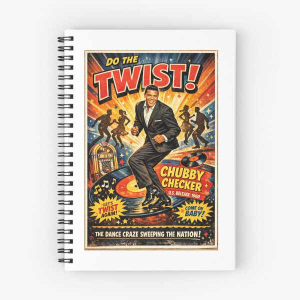 Item preview, Chubby Checker Vintage Poster designed and sold by Halifaxartguy.