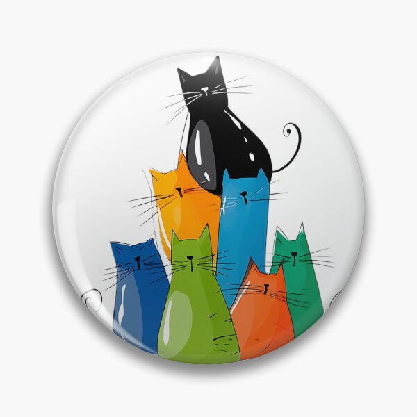 Item preview, funny cartoon cats designed and sold by TanyaLovus.