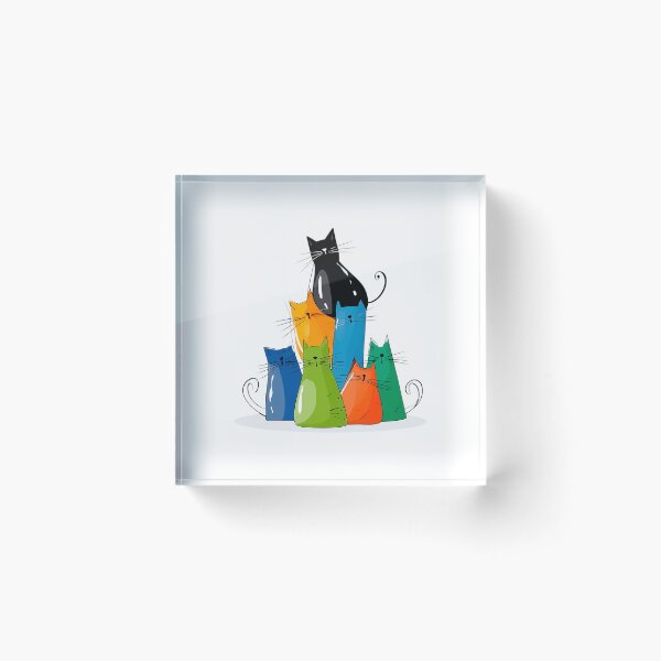 Item preview, funny cartoon cats designed and sold by TanyaLovus.
