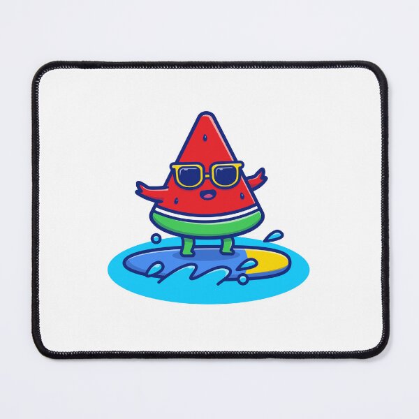 Item preview, Cute Surfing Watermelon designed and sold by RiderSpoon.