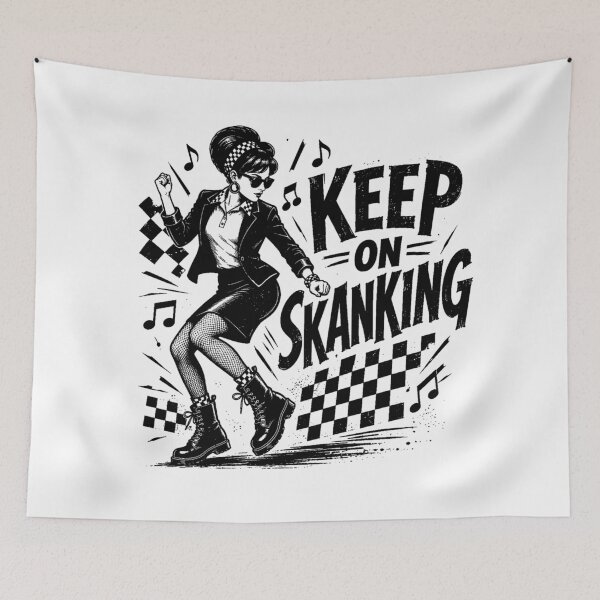 Item preview, Keep On Skanking designed and sold by RudeBeatCo.