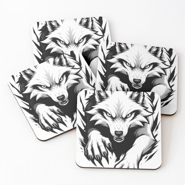 Item preview, Breaking Free – Fierce Wolf Ripping Through Design designed and sold by AaAa88.
