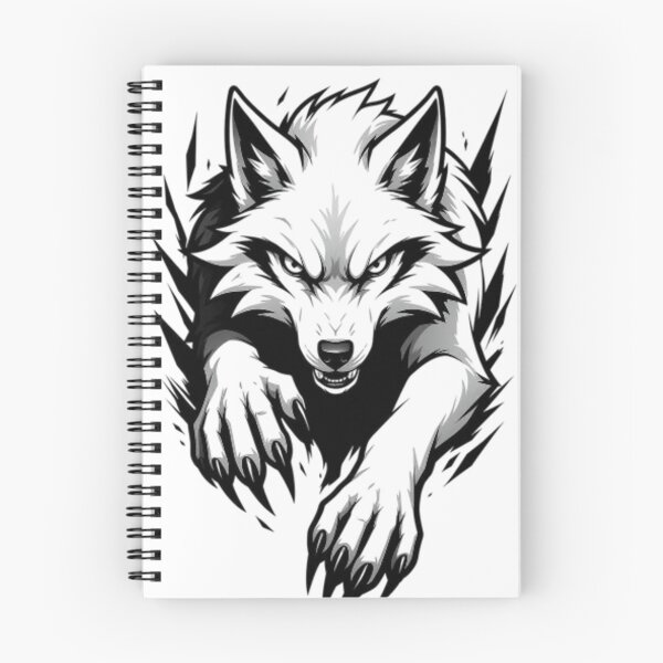 Item preview, Breaking Free – Fierce Wolf Ripping Through Design designed and sold by AaAa88.