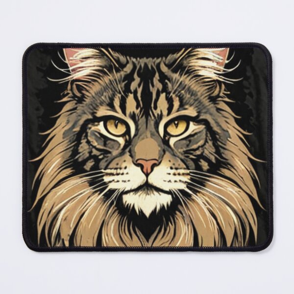 Item preview, Art - Stylized Feline Representation, Modern Graphic Illustration designed and sold by World-Pets.