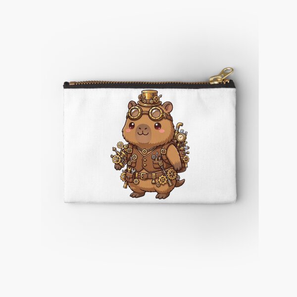 Item preview, Cute Brown Capybara Steampunk Engineer - Kawaii Inventor designed and sold by Ala'Salem| Cute Characters, Real Moods.