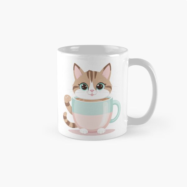Item preview, Kawaii Cat Coffee Latte Art designed and sold by CrippiCrippi.