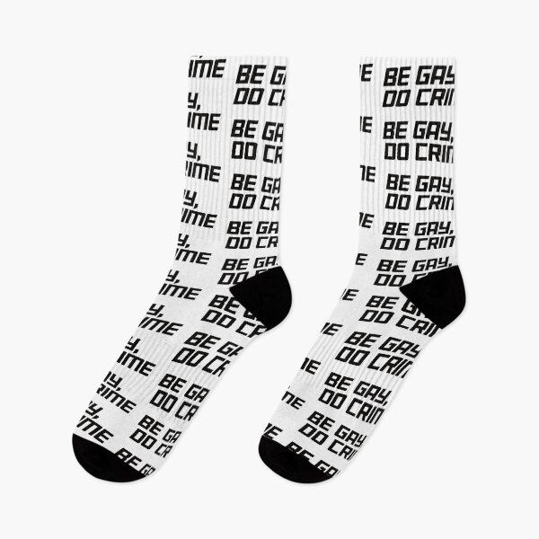 Item preview, Be Gay, Do Crime designed and sold by the-craft-shop.