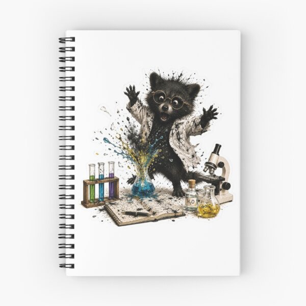 Item preview, Mad Scientist Raccoon Lab Accident designed and sold by Snurly.