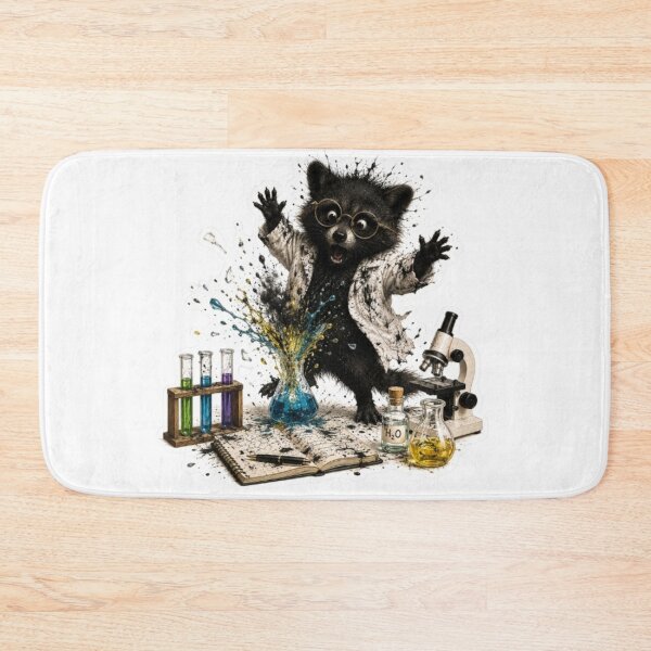 Item preview, Mad Scientist Raccoon Lab Accident designed and sold by Snurly.