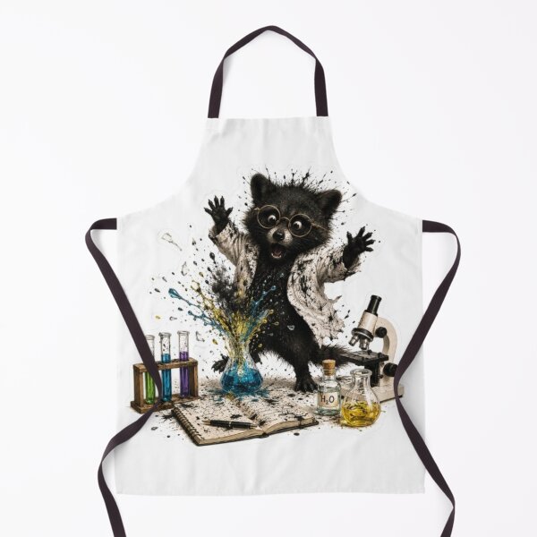 Item preview, Mad Scientist Raccoon Lab Accident designed and sold by Snurly.