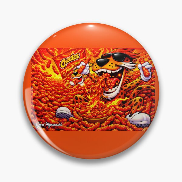 Item preview, Chester Cheetah Inferno Feast – Flamin’ Hot Cartoon Explosion designed and sold by The Art Queen Of Michigan .